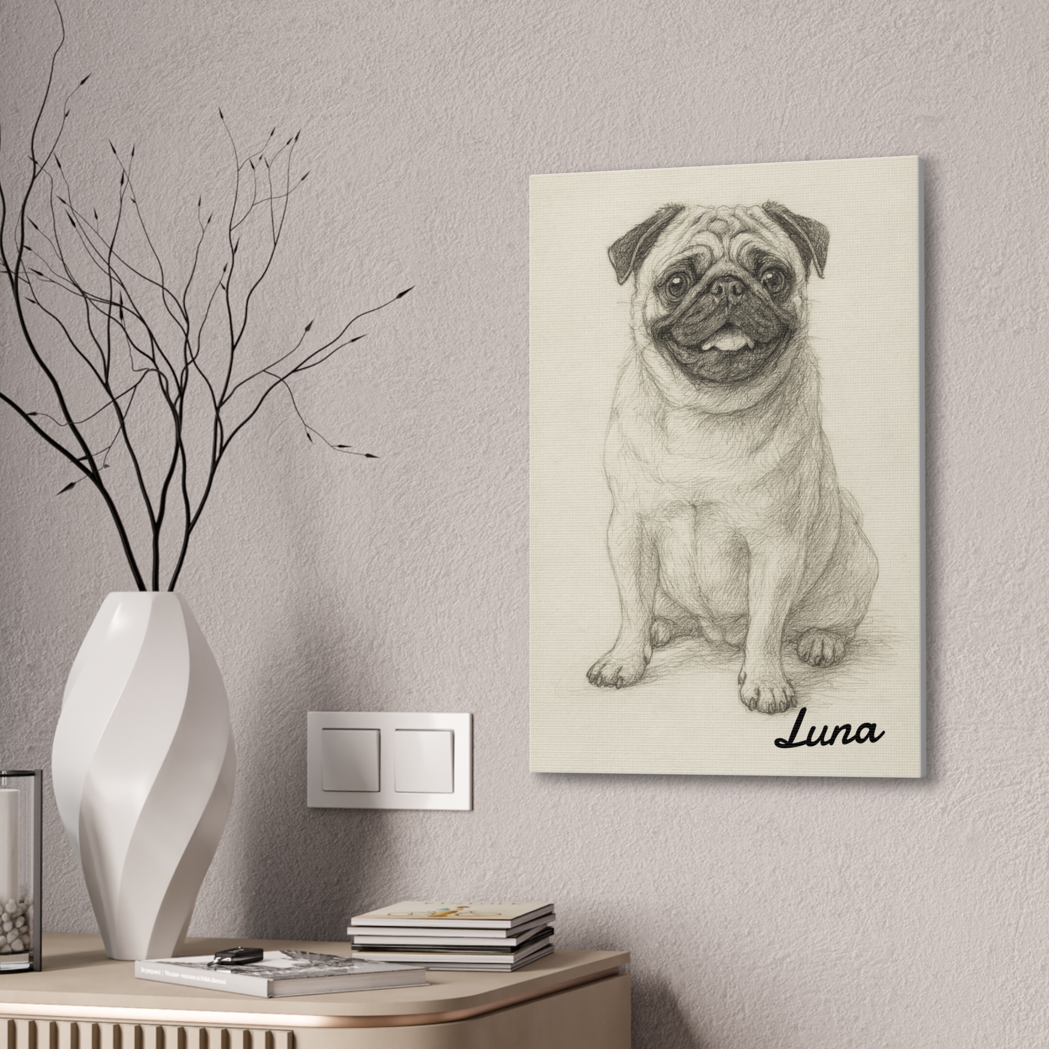 Canvas Art Print | Graphite Truth - Image 8